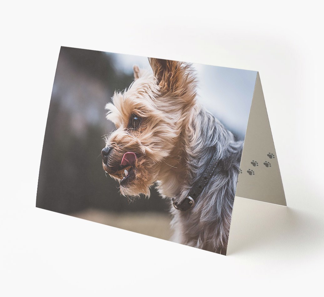 'Landscape Photo' - Personalized {breedFullName} Card