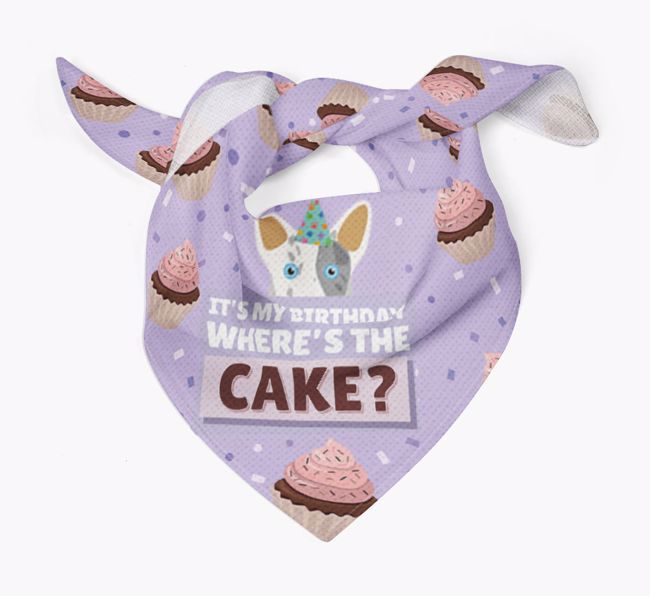 'Where's the Cake?' Birthday Bandana