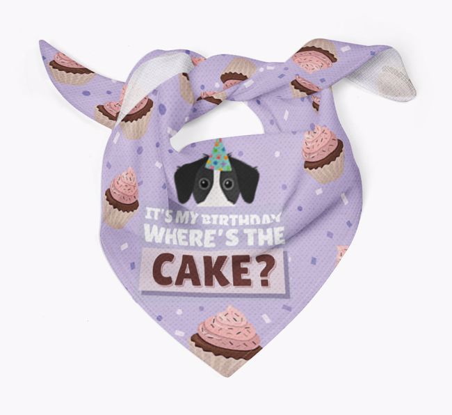 'Where's the Cake?' Birthday Bandana