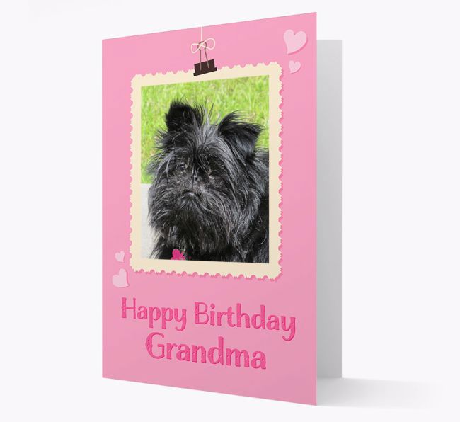 Photo Upload 'Happy Birthday, Grandma' Card with your {breedFullName} Picture