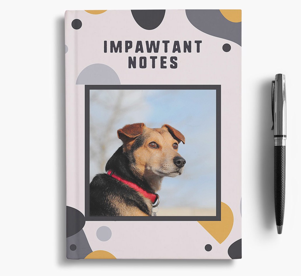 'Impawtent Notes' {breedFullName} Photo Upload Notebook