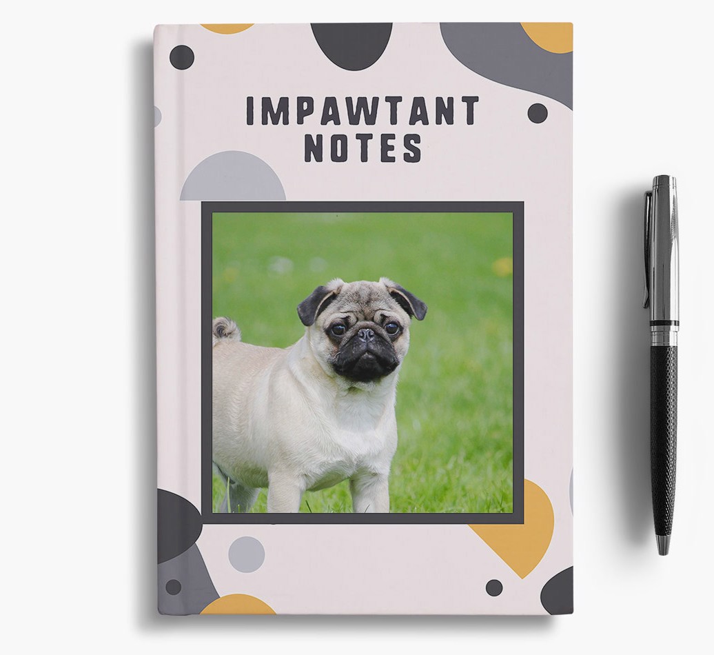 'Impawtent Notes' {breedFullName} Photo Upload Notebook