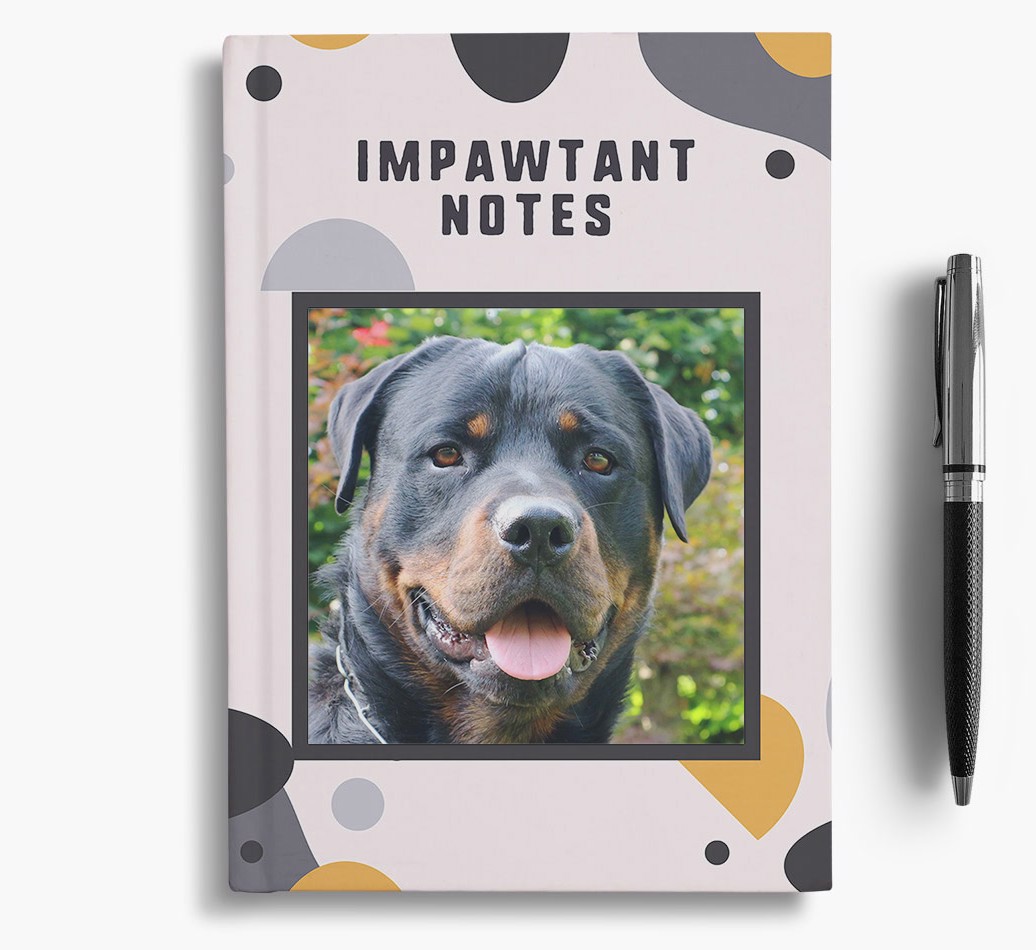 'Impawtent Notes' {breedFullName} Photo Upload Notebook