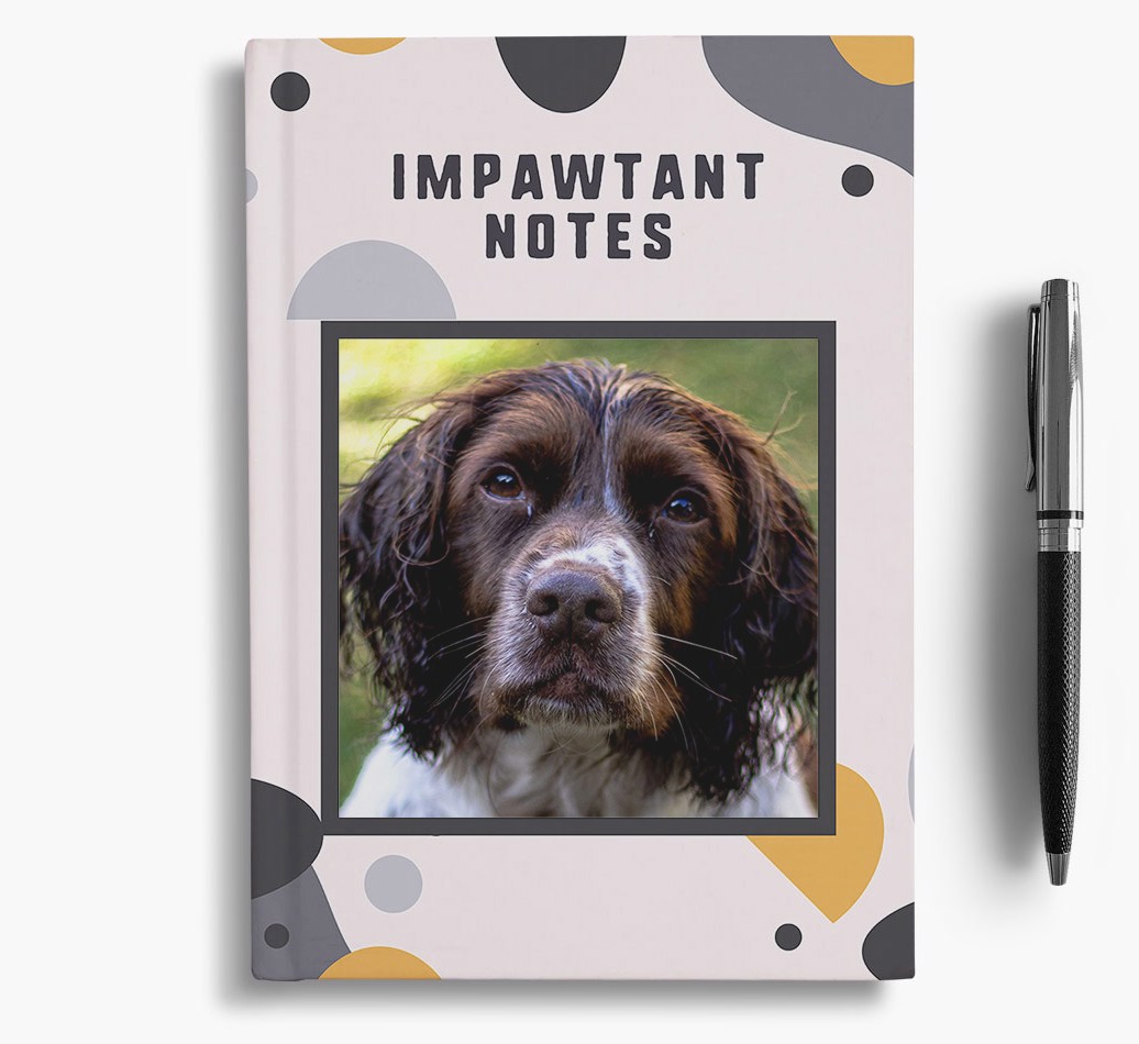 'Impawtent Notes' {breedFullName} Photo Upload Notebook