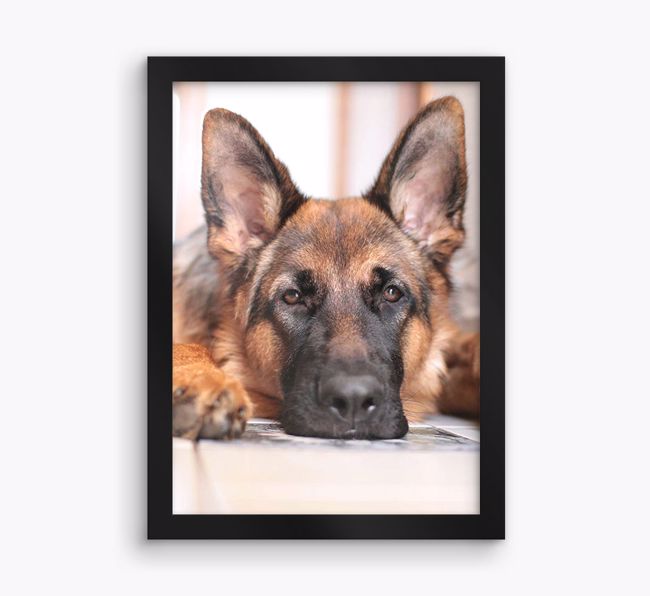 Photo Upload Framed Print - Personalised with your {breedFullName}