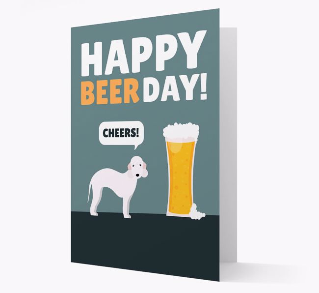 'Happy Beer Day' Card with {breedFullName} Icon