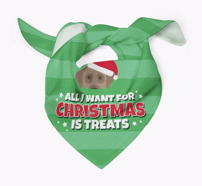 'All I Want for Christmas' - Personalized {breedFullName} Bandana