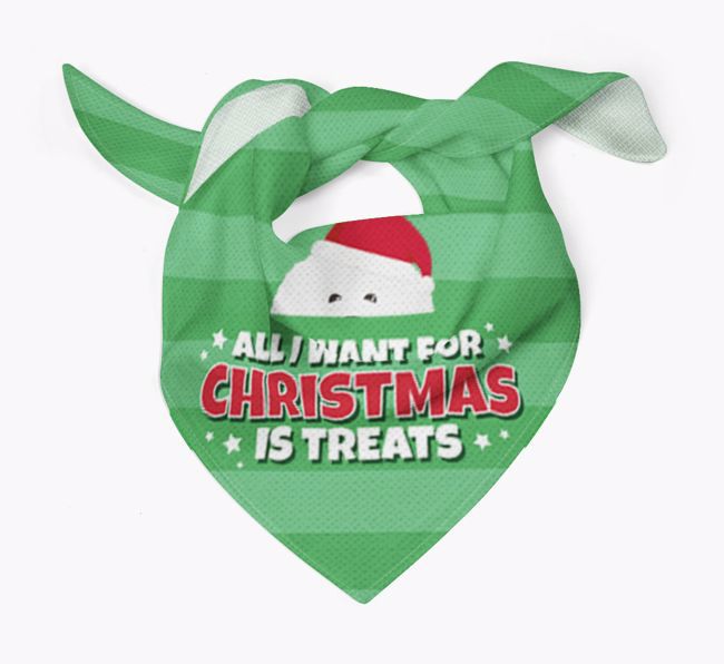 'All I Want for Christmas' - Personalized {breedFullName} Bandana