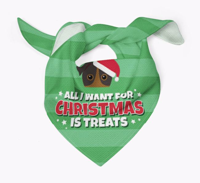 'All I Want for Christmas' - Personalised {breedFullName} Bandana