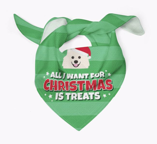 'All I Want for Christmas' - Personalised {breedFullName} Bandana