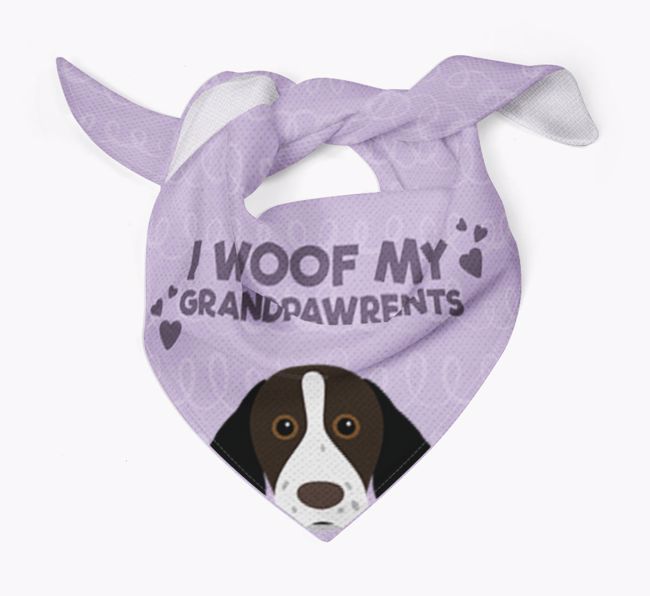 'I Woof My Grandpawrents' Bandana for your {breedFullName}