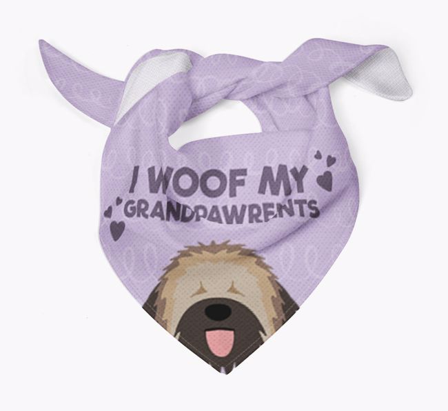 'I Woof My Grandpawrents' Bandana for your {breedFullName}