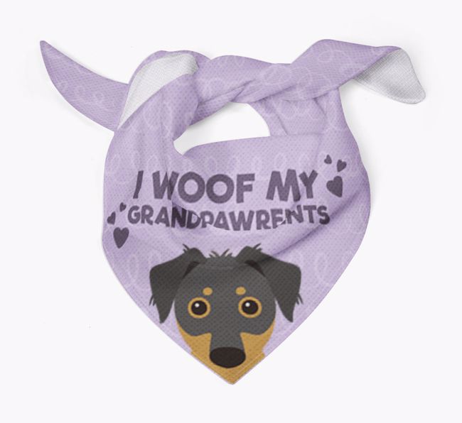 'I Woof My Grandpawrents' Bandana for your {breedFullName}