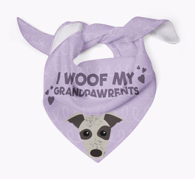 'I Woof My Grandpawrents' Bandana for your {breedFullName}