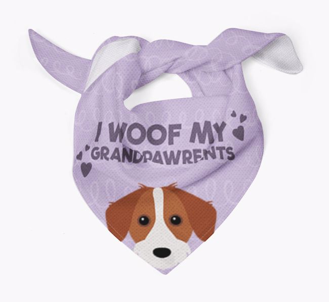 'I Woof My Grandpawrents' Bandana for your {breedFullName}