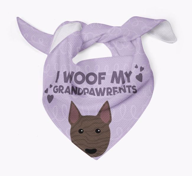 'I Woof My Grandpawrents' Bandana for your {breedFullName}