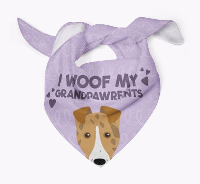 'I Woof My Grandpawrents' Bandana for your {breedFullName}