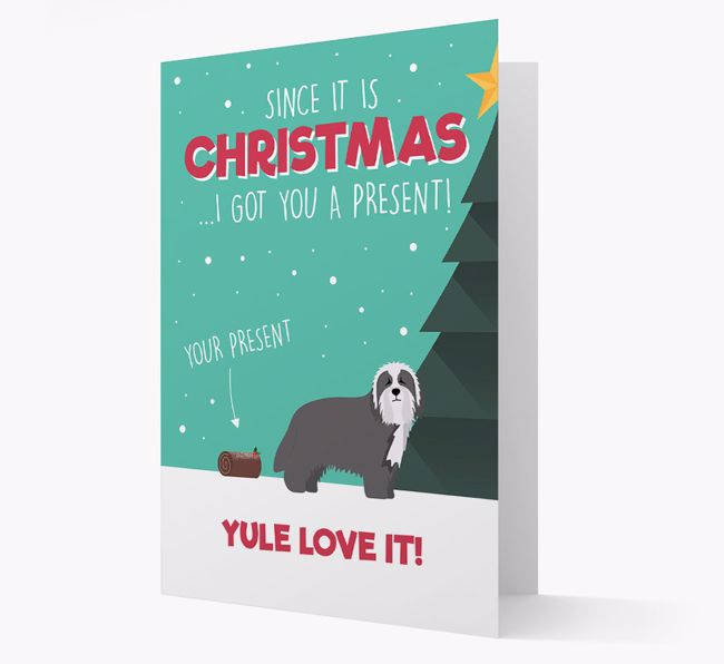 'Yule Love It' - Personalized {breedFullName} Christmas Card