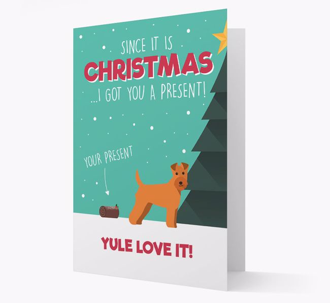 'Yule Love It' - Personalized {breedFullName} Christmas Card