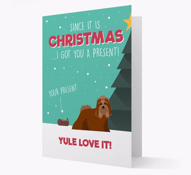 'Yule Love It' - Personalised {breedFullName} Christmas Card