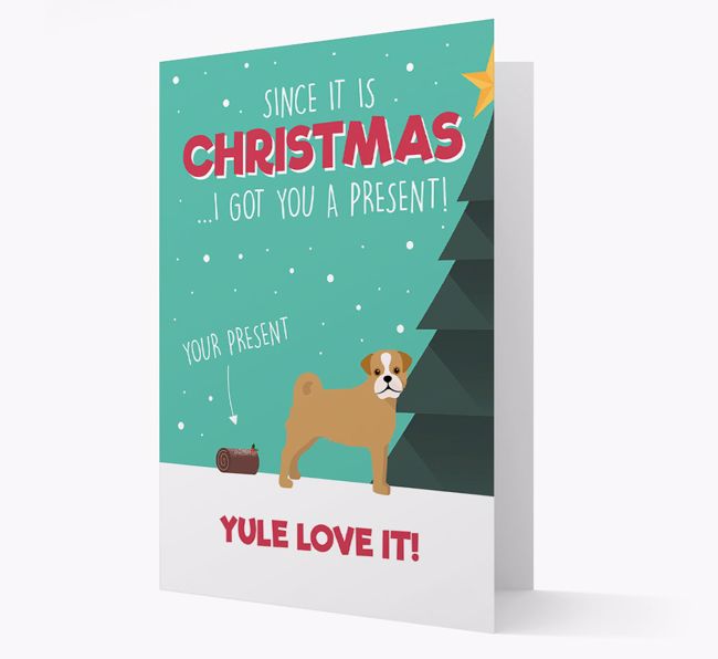 'Yule Love It' - Personalized {breedFullName} Christmas Card