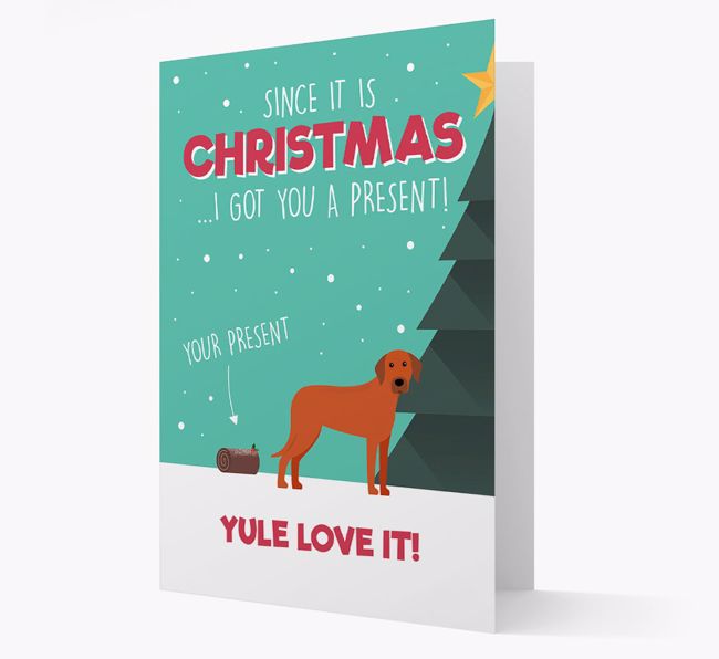 'Yule Love It' - Personalised {breedFullName} Christmas Card