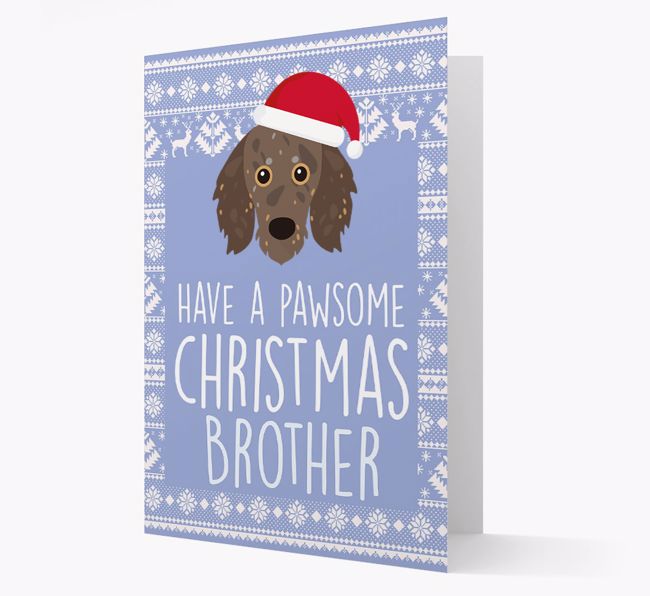 'Have a Pawsome Christmas' - Personalised {breedFullName} Christmas Card