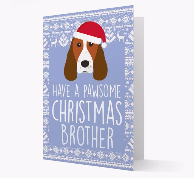 'Have a Pawsome Christmas' - Personalised {breedFullName} Christmas Card