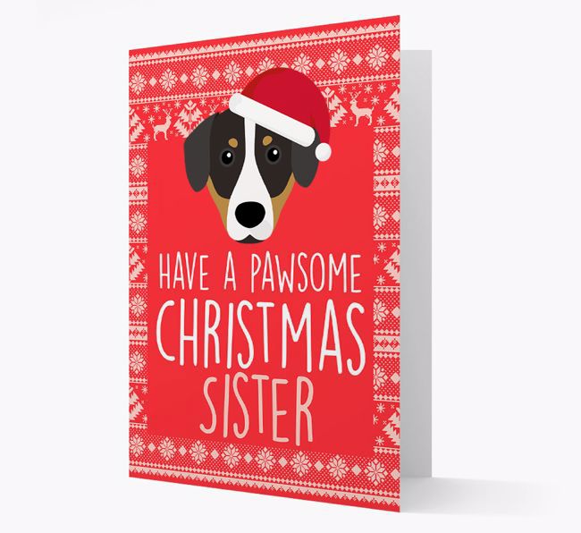 'Have a Pawsome Christmas' - Personalised {breedFullName} Christmas Card