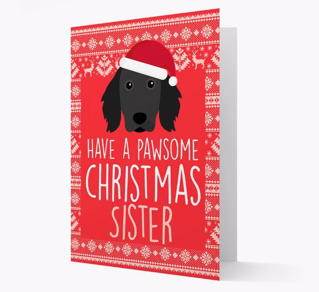 'Have a Pawsome Christmas' - Personalized {breedFullName} Christmas Card