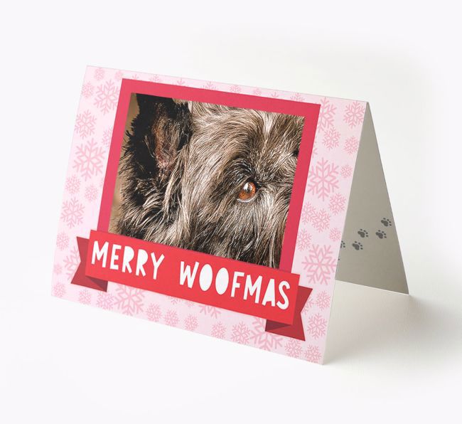 Merry Woofmas: Personalised {breedFullName} Photo Christmas Card