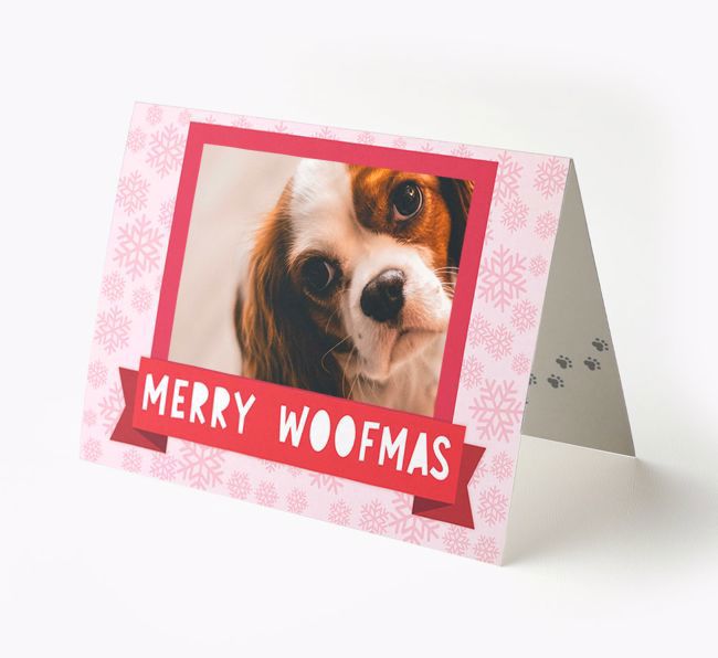 Merry Woofmas: Personalized {breedFullName} Photo Christmas Card