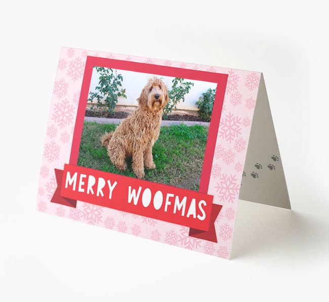 Merry Woofmas: Personalised {breedFullName} Photo Christmas Card