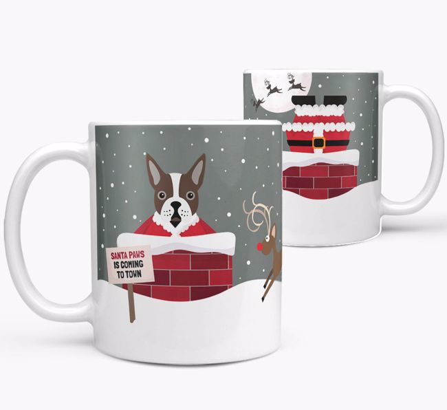 'Santa Paws' Mug with {breedFullName} Icon