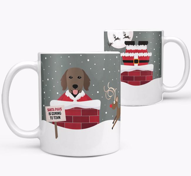 'Santa Paws' Mug with {breedFullName} Icon