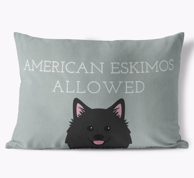 Dogs Allowed: Personalized {breedFullName} Soft Touch Pillow