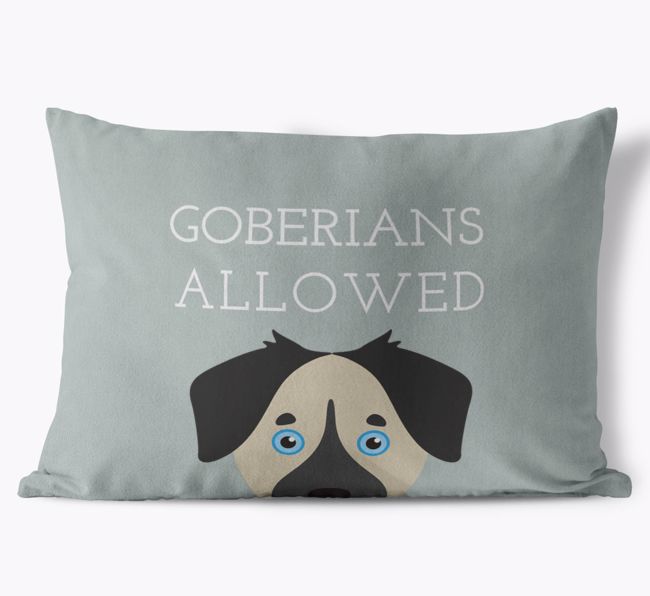 Dogs Allowed: Personalized {breedFullName} Soft Touch Pillow