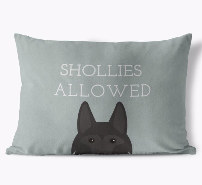 Dogs Allowed: Personalized {breedFullName} Soft Touch Pillow