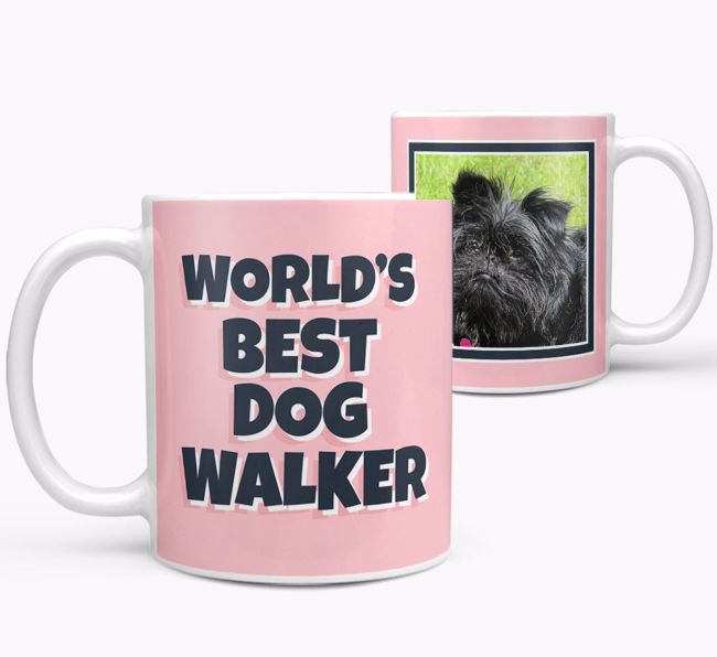 'World's Best Dog Walker' Mug with Photo of your {breedFullName}