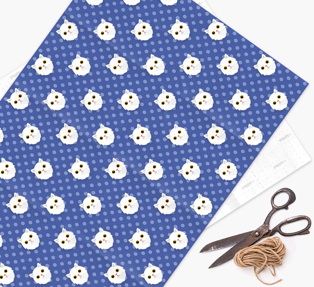 {breedFullName} Icon Wrapping Paper - wrapping paper, scissors and string