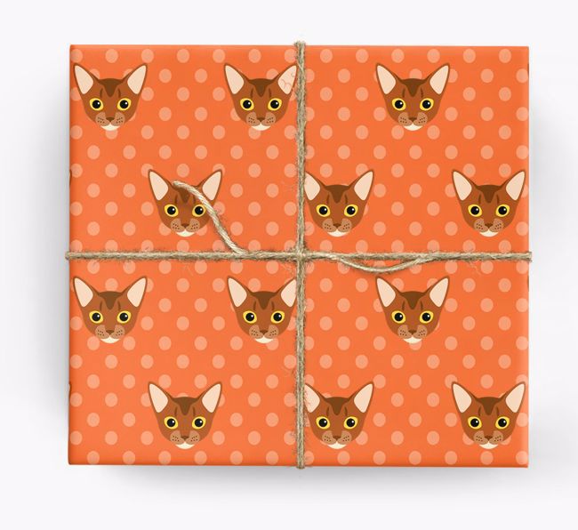 '{breedFullName} Icons & Spots' - Personalized Wrapping Paper