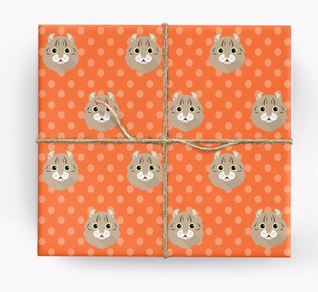 '{breedFullName} Icons & Spots' - Personalized Wrapping Paper