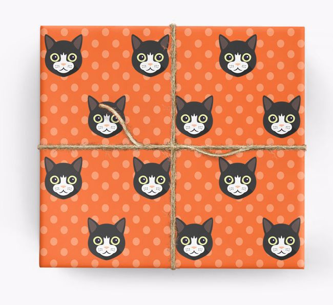 '{breedFullName} Icons & Spots' - Personalized Wrapping Paper