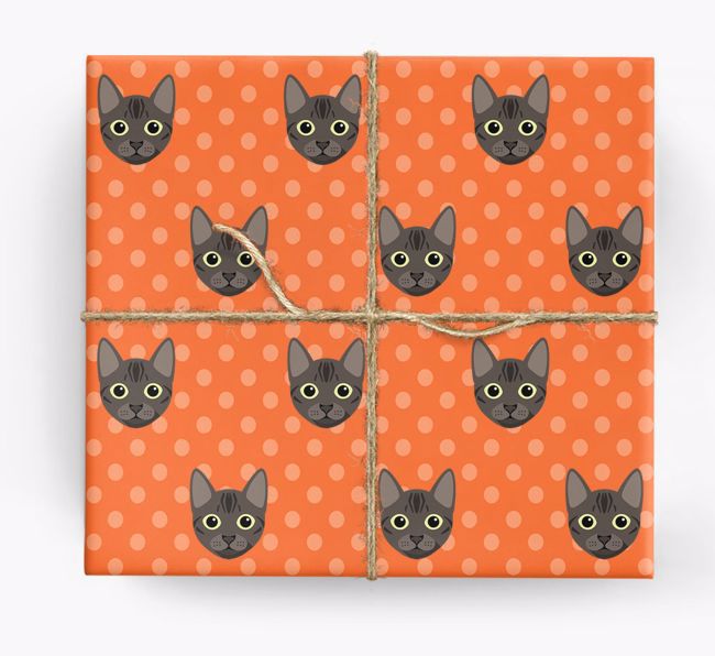 '{breedFullName} Icons & Spots' - Personalised Wrapping Paper