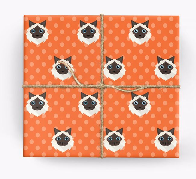 '{breedFullName} Icons & Spots' - Personalised Wrapping Paper