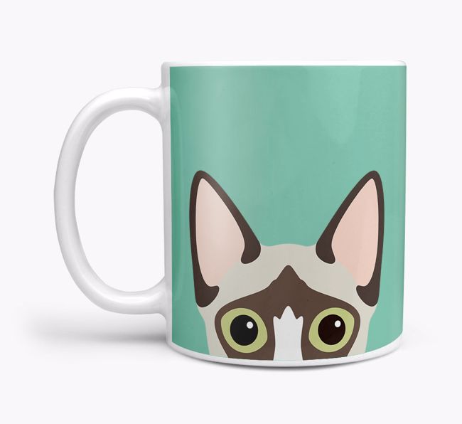 'Peeking {breedCommonName} Icon' - Personalised {breedFullName} Mug