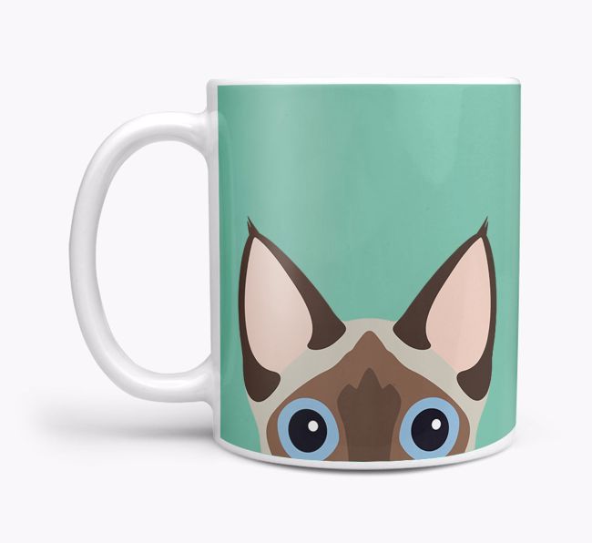 'Peeking {breedCommonName} Icon' - Personalised {breedFullName} Mug