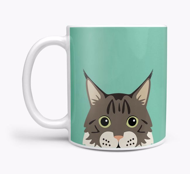 'Peeking {breedCommonName} Icon' - Personalized {breedFullName} Mug