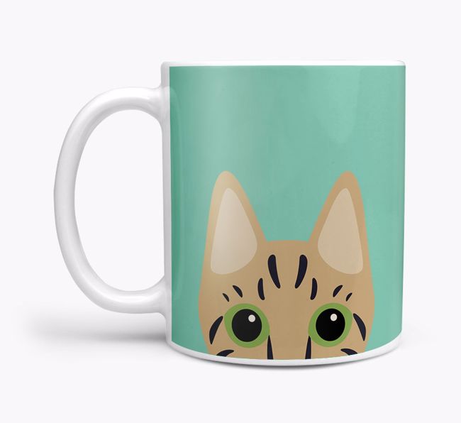 'Peeking {breedCommonName} Icon' - Personalized {breedFullName} Mug