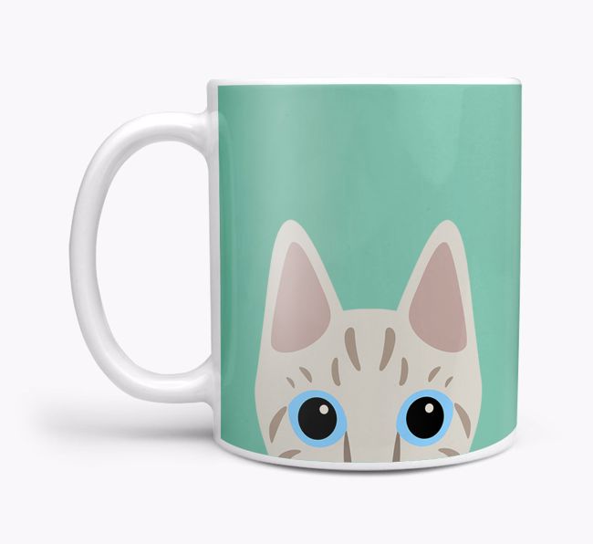 'Peeking {breedCommonName} Icon' - Personalized {breedFullName} Mug